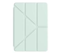 Y+Multi-Fold Clear Acrylic Hard Back Cover Suitable For Samsung Galaxy Tab S10 FE Plus 13.1" SM-X620/X626B 2025 Stand Case(Mint green)