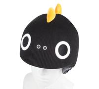 Y, nect Ski Helmet Cover Snowboard Skateboard Bike Helmet Covers Knitted Ski Paragliding Christmas White Elephant Gifts for Kids Adults (Black Dinosaur