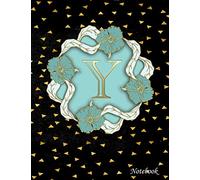 Y Notebook: Monogram "Y", Personalize Letter "Y", Initial Letter "Y" - Composition Ruled Notebook - (8.5 x 11 inches) Large - 110 Pages