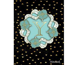 Y Notebook: Monogram "Y", Personalize Letter "Y", Initial Letter "Y" - Composition Ruled Notebook - (8.5 x 11 inches) Large - 110 Pages