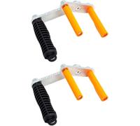 Y-Nut 2PCS Plasterboard Lifter Easy Panel Carrier Gripper Drywall Lifts Ergonomic Plate for Plywood Sheet Goods General Purpose Glass Handy Grip Hand Board Lifter Particle Thick Panels,Sliver
