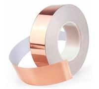 Y-Nut Copper Tape,20MX 30mmCopper Foil Tape Strong Adhesive Copper Foil Sheet for Snail Barrier Tape Guitar and Slug Repellent Crafts Decorations, Electrical Repairs,EMI Shielding Barrier, Soldering