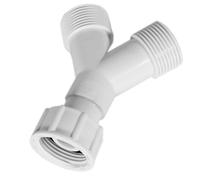 Spares2Go Y Piece Hose Connector Inlet Splitter For Appliance Dishwasher Washing Machine