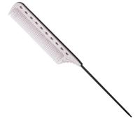 Y.S. Park Tail Comb YS-102 (Pintail) White 220 mm 0.09 kg