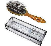 Y.S. Park Luster Aerozaurus Paddle Cushion Eco Styler Hair Brush, Amber, 0.13 kg