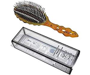 Y.S. Park Luster Aerozaurus Paddle Cushion Eco Styler Hair Brush, Amber, 0.13 kg