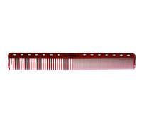 Y.S. Park Cutting Comb No. 339 Transparent Red