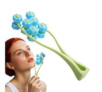 Y Shape Face Roller, 3D Facial Massage Tool, Microcurrent Style Sculpting Design with Rotating Flower Heads for Lifting and Firming Appearance, Skin Care Beauty Device, Portable Manual Massager