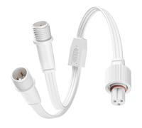 Y-Shaped Extension Cable for Govee Permanent Outdoor Lights,1 Female to 2 Male Y-Connector Splitter for Halloween,Christmas,Daily and Holiday