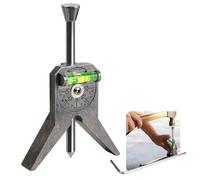 Y-Shaped Pipe Center Finder with Centering Head - Adjustable Dial Marker for Pipes 1/2" & Up, Ideal for Plumbing, HVAC and Industrial Pipe Layout