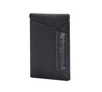 Y-SHP MATRIX Slim Minimalist RFID Blocking Wallet - Ultra Slim Credit Card Holder for Front Pocket (3.9"x2.6") Lightweight Travel & EDC(Xply-Black)