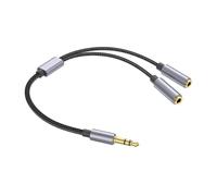 y Splitter 3.5mm, Headphone Audio Splitter - 3.5mm Audio Splitter is designed for long term use.Use the splitter to easily share your favorite songs and movies with friends outdoors