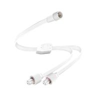 Y-Splitter for Govee H705 H706 Permanent Outdoor Lights, 1 Male to 2 Female | for govee extension cable,for govee y splitter, Light Connector，y-connector splitte for govee permanent outdoor lights