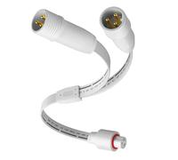 Y-Splitter for Govee Permanent Outdoor Lights/Lights Pro, Y-Shaped Extension Cable (1 Female to 2 Male), White