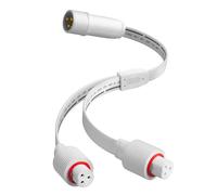 Y-Splitter for Govee Permanent Outdoor Lights Series: Y-Connector Cable 3-Pin Waterproof Connector Compatible with Govee H705A/B/C, H706A/B/C, 1 Male to 2 Female, Holiday & Landscape Lighting