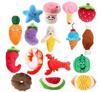 Y-Step Plush Vocal Dog toy-16 Pcs Durable Pet Puppy Chew Toy Set for Small Medium Large Dogs