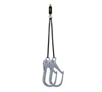 Y-Style Energy Absorbing Fall Protection Lanyard Singing Rock Reactor 140 2xK355 Noir 85 cm