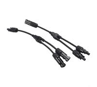 Y Type 2 Way For Solar Panel Connector 1 Pair Cable Distributor with IP67 Rating for Outdoor Applications