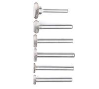 Y-Type Carbide Rotary File Steel Head Milling Rotary Tools - 6mm for Grinding Shank Cutter Ideal for Metal Polishing Engraving Craft Chamfering(Y1202M06)