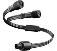 Y-Type Extension Cable for eufy E22 and T8L02 Outdoor Lamps, Robust 22AWG Wire with Rubber Seal to Prevent Water Ingress (A)