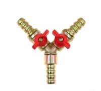 Y-Type Gas Distribution Valve, For Gas Brass Material 3-Way Joint Design For Gas Flow Management Fixed Installations