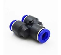 Y Type Pneumatic Joint Tee PY4 PY6 PY8 PY10 PY12 PY14 PY16 Outer Diameter 4 6 8 10 12 14 16mm Hose Fitting 10Pcs(PY-10)