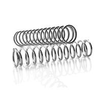 Y Type Spring 304 Stainless Steel Pressure , Wire Dia 0.6mm Outer 4mm Length 5-50mm 10PCS, Compression and durable(0.6x4x5mm)