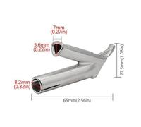 Y-Type Triangle Welding Nozzle Compatible with Hot Air Blowers - for Precision Heat Torch Tip for PVC & Plastic Welding, Lightweight Metal Design