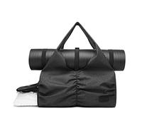 Y.U.M.C. Travel Yoga Gym Bag for Women, Carrying Workout Gear, Makeup, and Accessories, Shoe Compartment and Wet Dry Storage Pockets