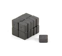 Y10 Ferrite Magnets for Arts, Crafts, Model Making, DIY and Hobbies - 10mm x 10mm x 5mm thick - 0.18kg Pull - Pack of 200