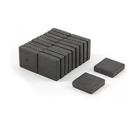 Y10 Ferrite Magnets for Arts, Crafts, Model Making, DIY and Hobbies - 19mm x 19mm x 5mm thick - 0.48kg Pull - Pack of 200