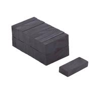 Y10 Ferrite Magnets for Arts, Crafts, Model Making, DIY and Hobbies - 25mm x 10mm x 5.1mm thick - 0.41kg Pull - Pack of 20