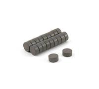 Y10 Ferrite Magnets for Arts, Crafts, Model Making, DIY and Hobbies - 6mm dia x 3mm thick - Pack of 20