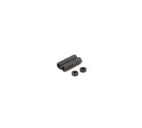Y10 Ferrite Magnets For Arts, Crafts, Model Making, Diy And Hobbies - 8mm O.d. X 4mm I.d. X 3mm Thick - 0.07Kg Pull - Pack Of 20