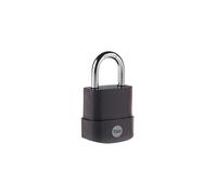 Y227B/45/122/1 - Weatherproof Protector Padlock (45mm) - Outdoor Hardened Steel Black Lock for Shed, Gate, Chain - 3 Keys - Maximum Security