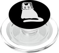 Y2K 90s Ashamed Tomcat Cat in Sack Mask PopSockets PopGrip for MagSafe