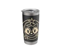 Y2K 90s Clever Raccoon Under The Starry Tail Stainless Steel Insulated Tumbler