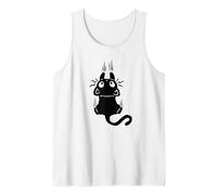 Y2K 90s Clinging Scary Cat Tomcat Leaving Scratch Marks Tank Top