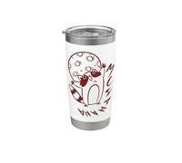 Y2K 90s Creepy Raccoon Evil Laugh Beneath the Moon Stainless Steel Insulated Tumbler