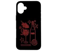 Y2K 90s Curious Cute Kitten Stuck in a Wine Glass Case for iPhone 16 Plus