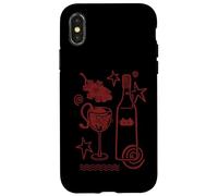 Y2K 90s Curious Cute Kitten Stuck in a Wine Glass Case for iPhone X/XS