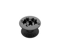 Y2K 90s Cute Cats and Tomcats Dancing in a Circle PopSockets Adhesive PopGrip