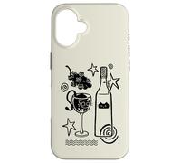 Y2K 90s Cute Curious Kitten Stuck in a Wine Glass Case for iPhone 16