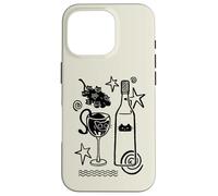 Y2K 90s Cute Curious Kitten Stuck in a Wine Glass Case for iPhone 16 Pro