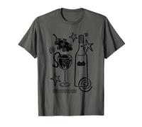 Y2K 90s Cute Curious Kitten Stuck in a Wine Glass T-Shirt