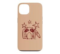 Y2K 90s Cute Raccoon Pizza Thief Beneath the Stars Case for iPhone 13
