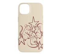 Y2K 90s Cute Rats Dancing Around Beneath the Stars Case for iPhone 14 Plus