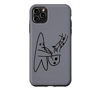 Y2K 90s Jazz Star Playing Blue Notes on Saxophone Case for iPhone 11 Pro Max
