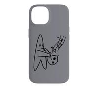 Y2K 90s Jazz Star Playing Blue Notes on Saxophone Case for iPhone 14