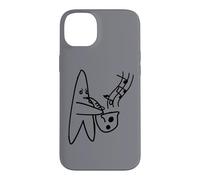 Y2K 90s Jazz Star Playing Blue Notes on Saxophone Case for iPhone 14 Plus